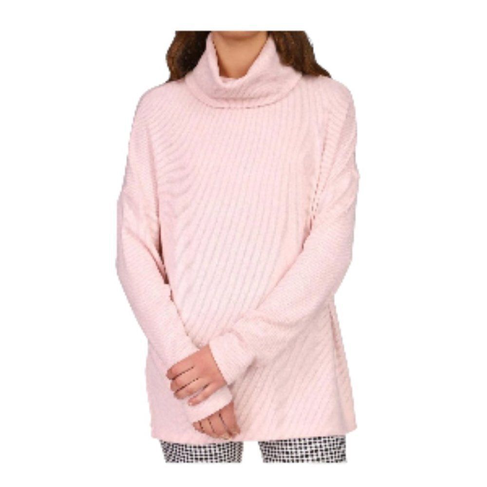 Sanctuary Find Me Lounging Tunic Long Sleeve Light Pink Small NWT